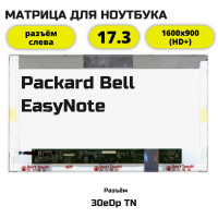 Матрица для ноутбука Packard Bell EasyNote LG81BA (HD+) 1600*900 30pin