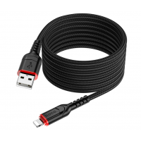 Кабель USB HOCO X59 Victory USB-Lightning, 2.4А, 2м, черный