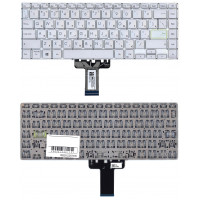 Клавиатура для Asus K413JA серебристая