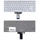 Клавиатура для Asus K413JA серебристая