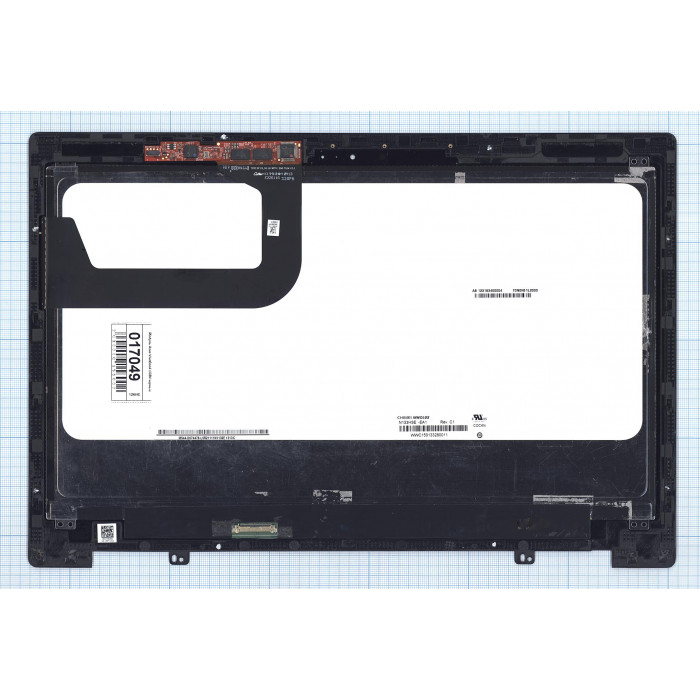 Модуль (матрица + тачскрин) для Asus U38N черный с рамкой