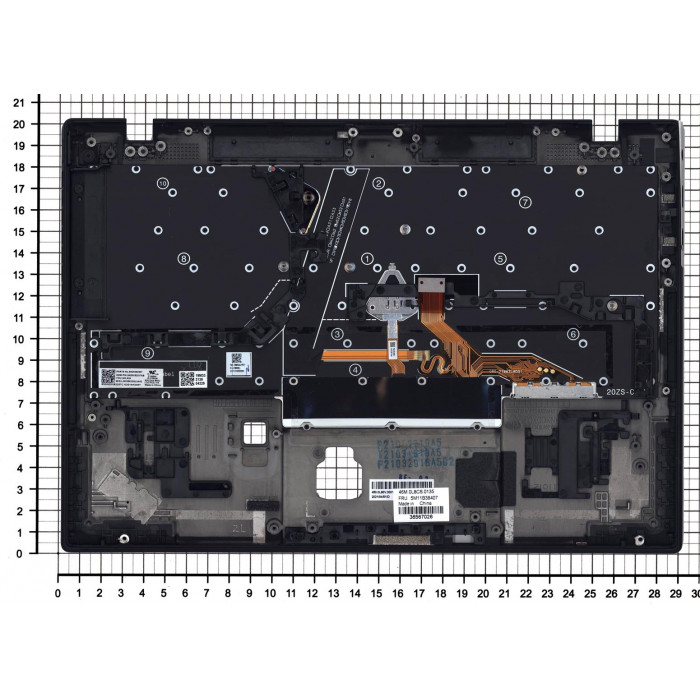 Черный топкейс для Lenovo X1 Nano Gen 1