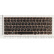 Клавиатура для Lenovo IdeaPad Z470 G470AH G470GH Z370 черная с коричневой рамкой