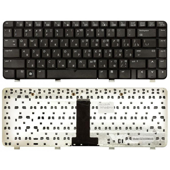 Клавиатура для HP Pavilion DV2000 Compaq Presario V3000 черная