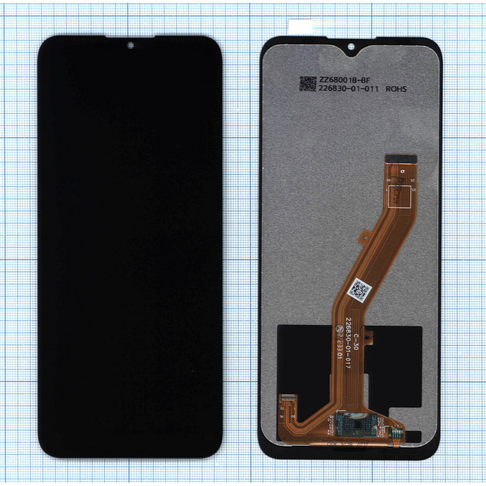 Дисплей для Nokia C30 черный