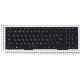 Клавиатура для Asus GL753 черная с белой подсветкой