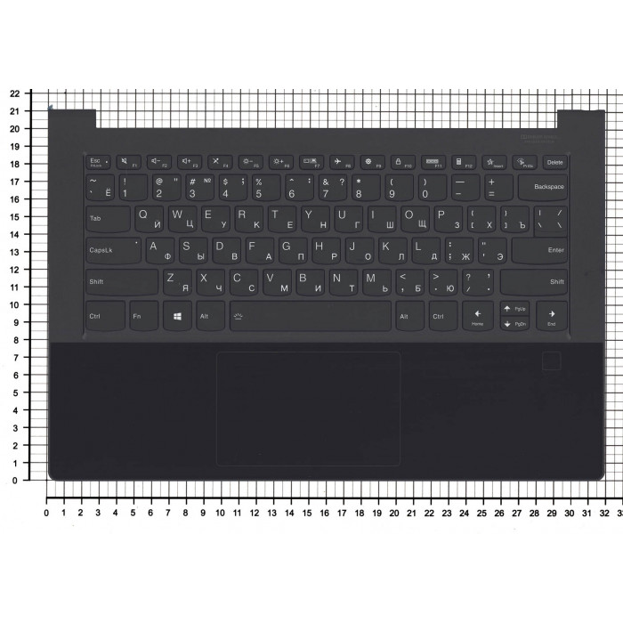Черный топкейс для Lenovo Yoga 9-14ITL5