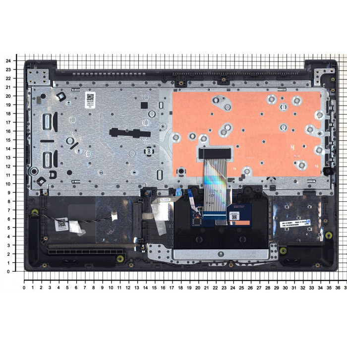 Клавиатура для Lenovo IdeaPad S145-15 топкейс серый