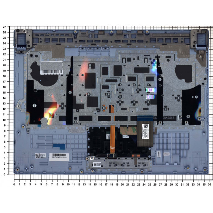 Клавиатура для Asus Strix G15 G512LWS топ-панель серебристая