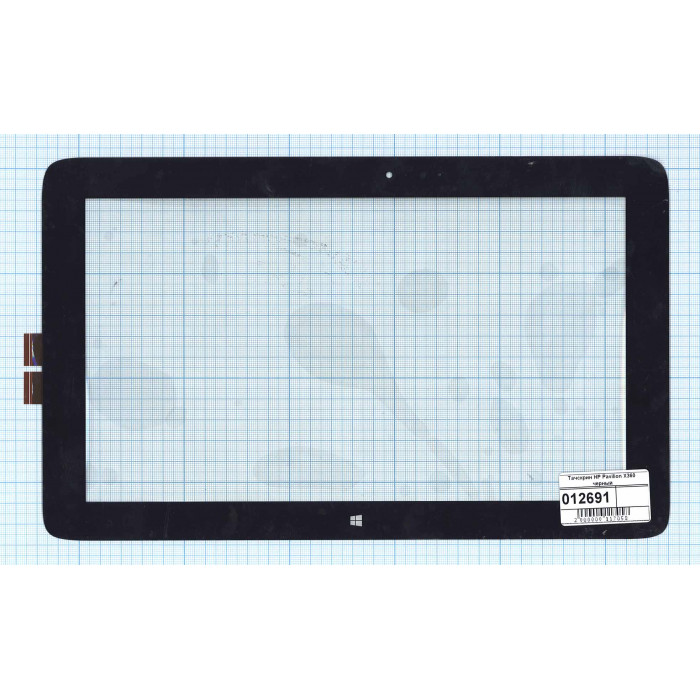 Сенсорное стекло (тачскрин) для HP Pavilion 11 X360 черное