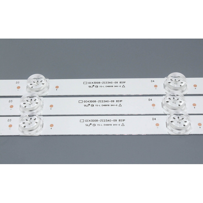 Светодиодная подсветка TV 43" JL.D43081330-324DS-M_V04 (комплект 3шт)