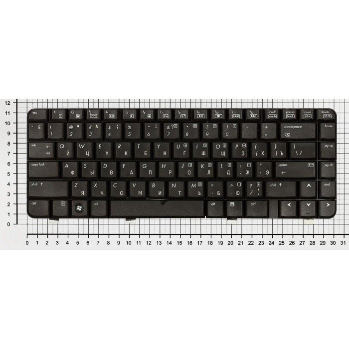 Клавиатура для HP Pavilion DV2000 Compaq Presario V3000 черная