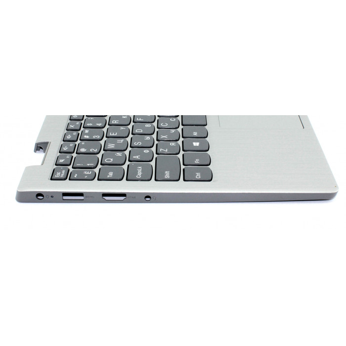 Клавиатура для ноутбука Lenovo IdeaPad Flex 3 11IGL05 черная, топ-панель серая