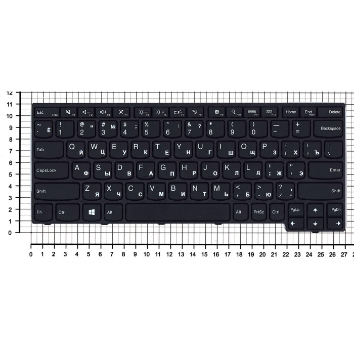 Клавиатура для Lenovo Thinkpad Yoga 11e 4rd Gen черная