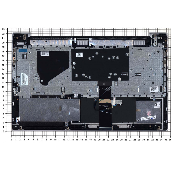 Клавиатура для Lenovo IdeaPad 5-15 топкейс серебристый