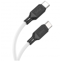 Кабель USB-C HOCO X90 Cool Type-C-Type-C, 3A, 60W, 1м, белый