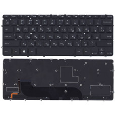 Клавиатура для Dell XPS 12 13 черная с подсветкой