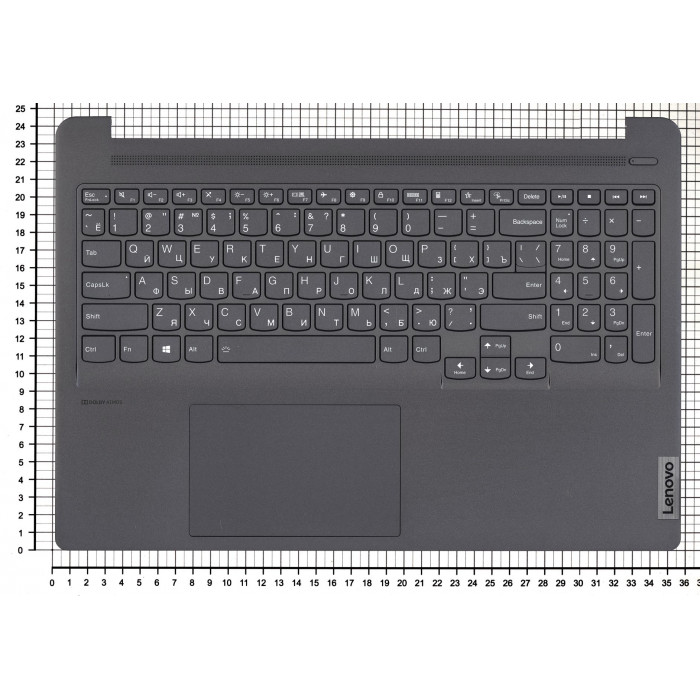 Клавиатура для Lenovo IdeaPad 5 Pro-16ACH6 топкейс
