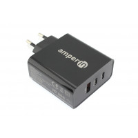 Блок питания (сетевой адаптер) Amperin GaN charger (YDS-TC065-012C) 65W, black