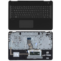 Клавиатура для HP 15-BC топкейс белый шрифт