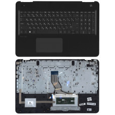 Клавиатура для HP 15-BC топкейс белый шрифт