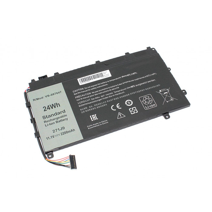Аккумулятор для Dell Latitude 7350 (271J9) 11.1V 2200mAh OEM