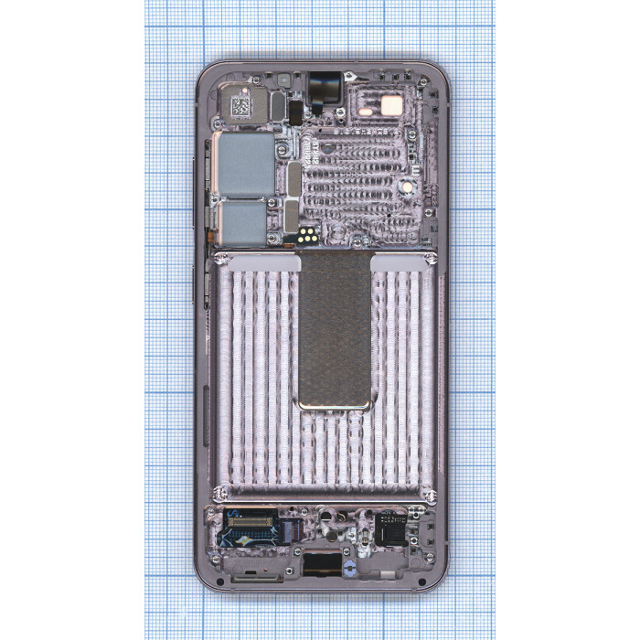 Дисплей для Samsung Galaxy S23 5G 2023 SM-S911B в сборе с тачскрином ServicePack лаванда GH82-30480D