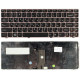 Клавиатура для Lenovo IdeaPad Z470 G470AH G470GH Z370 черная с коричневой рамкой