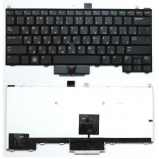 Клавиатура для Dell Latitude E4310 черная с указателем с подсветкой