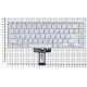 Клавиатура для Asus K413JA серебристая