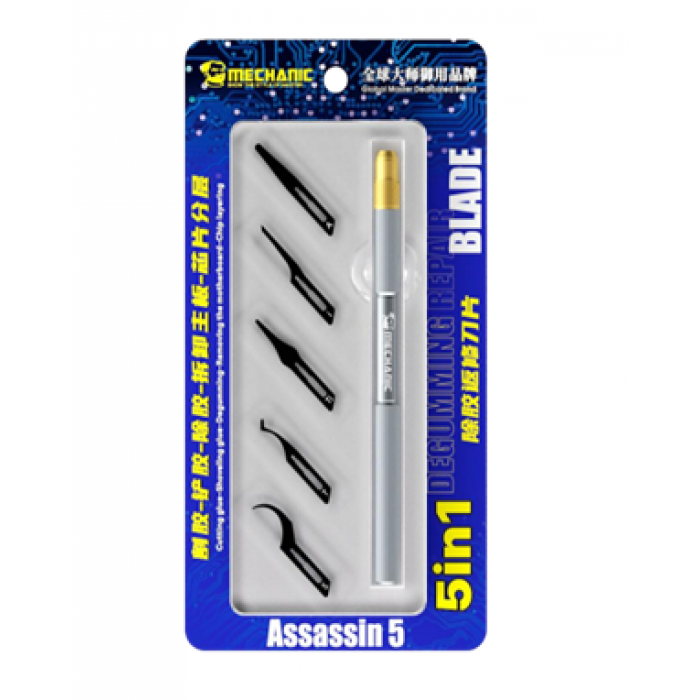 Набор лезвий разной формы Mechanic Multifunctional Repair Blade Assassin 5