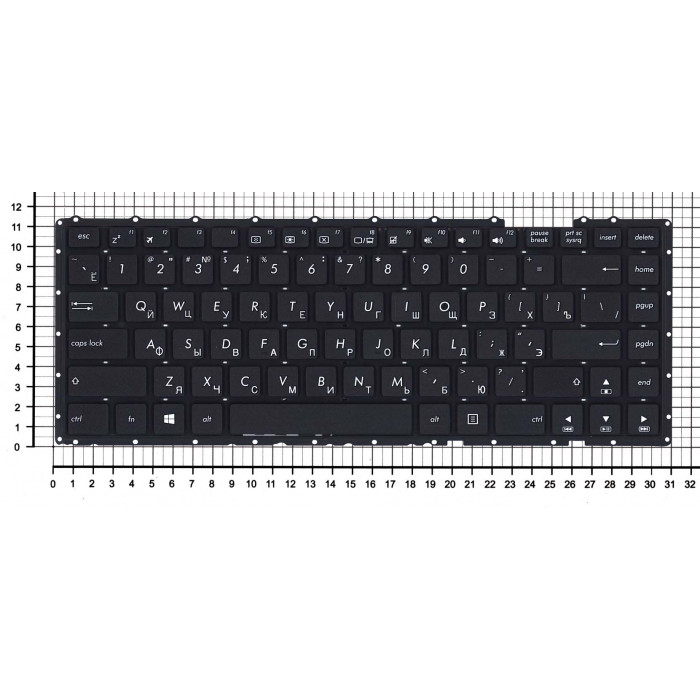 Клавиатура для Asus Pro P2440UA черная