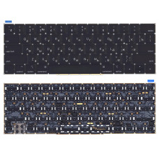 Клавиатура для Apple MacBook Pro Retina 13" A1989 15" A1990 2018 плоский Enter черная