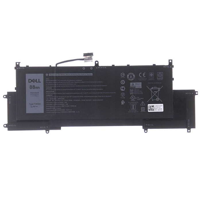 Аккумулятор для Dell Latitude 9510 (TVKGH) 7.6V 88Wh/7334mAh