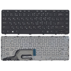 Клавиатура для HP ProBook 430 G3 440 G3 445 G3 черная с рамкой