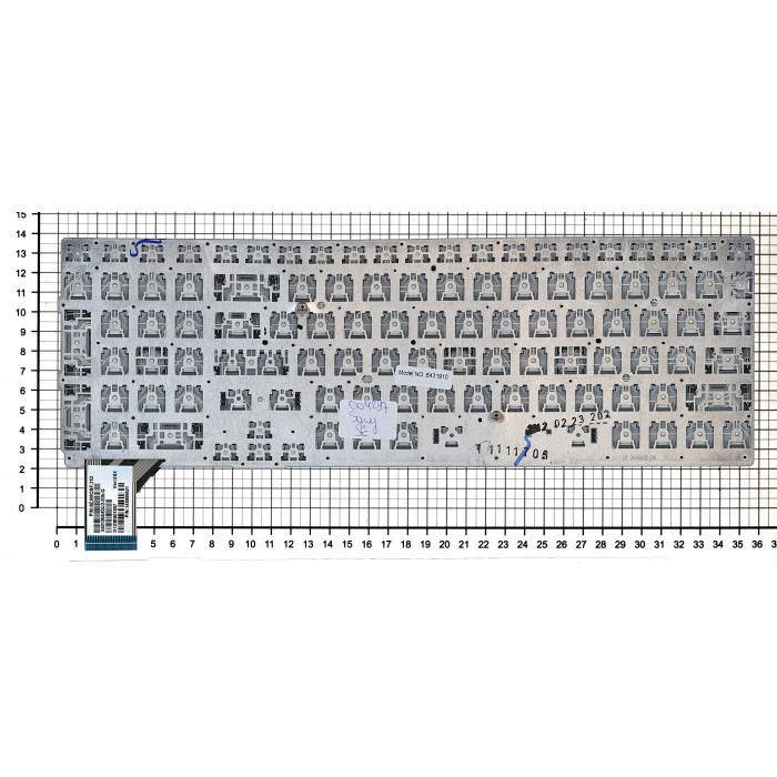 Клавиатура для ноутбука Sony PCG-41413V серебристая