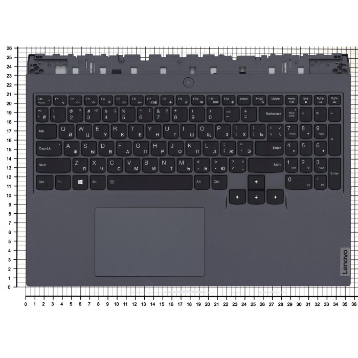 Клавиатура для Lenovo Legion 5 Pro-16ITH6 топкейс