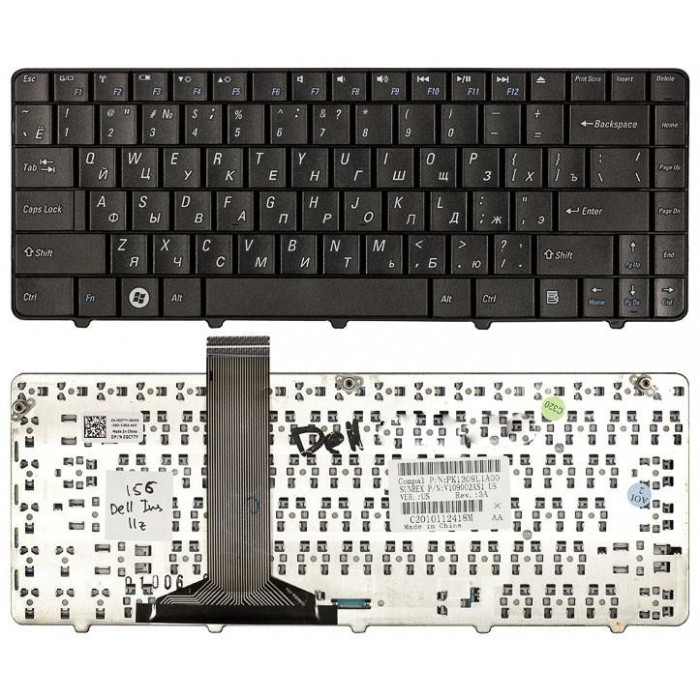 Клавиатура для ноутбука Dell Inspiron 11z 1110 черная