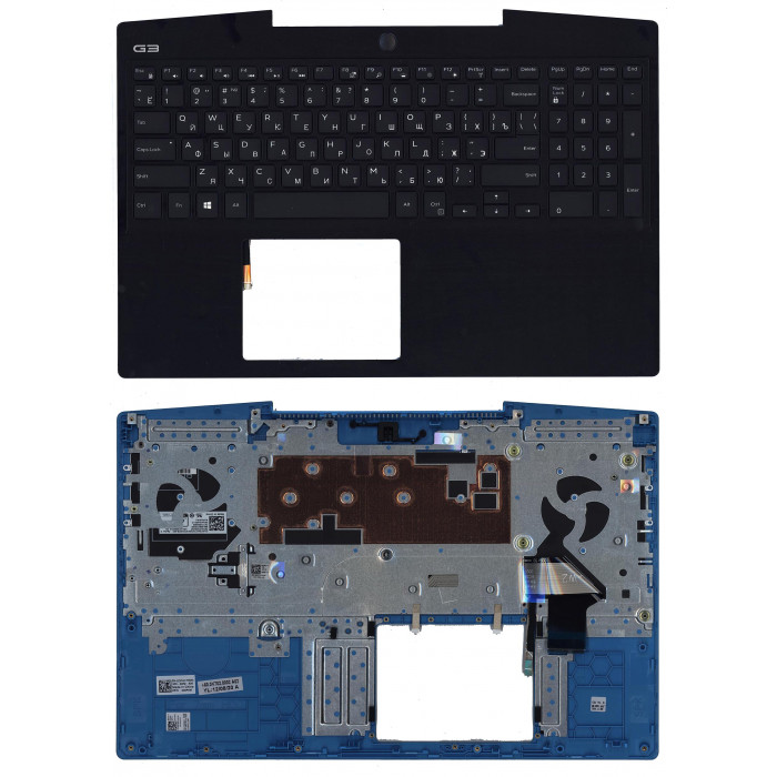 Клавиатура для Dell G3 3500 с подсветкой (0W4M3) топкейс