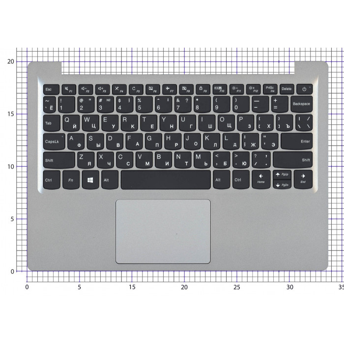 Клавиатура для Lenovo IdeaPad S130-11IGM топкейс