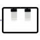 Сенсорное стекло (тачскрин) для Apple iPad 10.9 2022 (A2757, A2777) черное