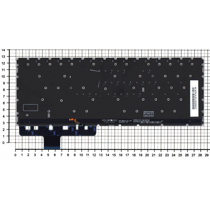 Клавиатура для Asus ZenBook Pro UX450F черная с подсветкой