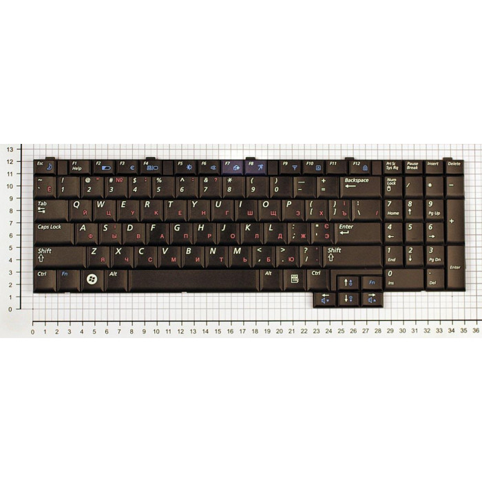 Клавиатура для Samsung R610 черная