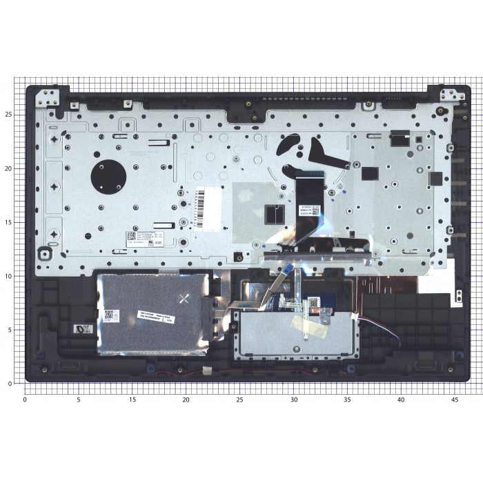 Клавиатура для ноутбука Lenovo 320-17 V320-17 топкейс темно-серый