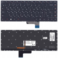 Клавиатура для Lenovo IdeaPad Yoga 2 13 ST1C3B черная с подсветкой
