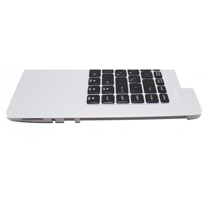 Клавиатура для ноутбука Asus X456 топкейс серебро