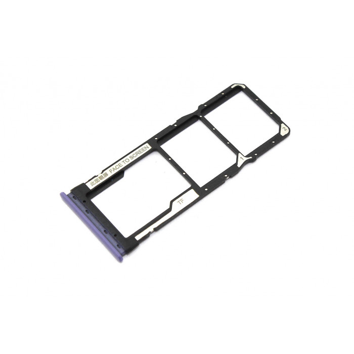 Лоток для SIM-карты Xiaomi Redmi Note 9T фиолетовый