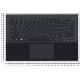 Клавиатура для Sony SVP13 черная топ-панель