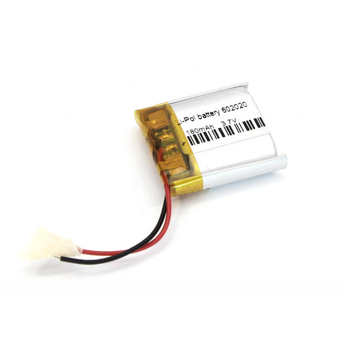 Аккумулятор Li-Pol (батарея) 6*20*20мм 2pin 3.7V / 180mAh
