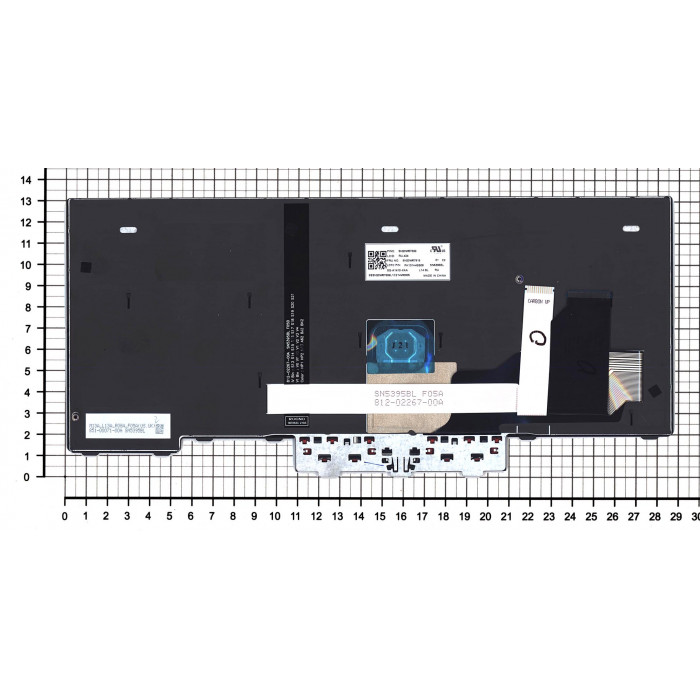 Клавиатура для Lenovo ThinkPad L14 gen 1/2 черная с подсветкой